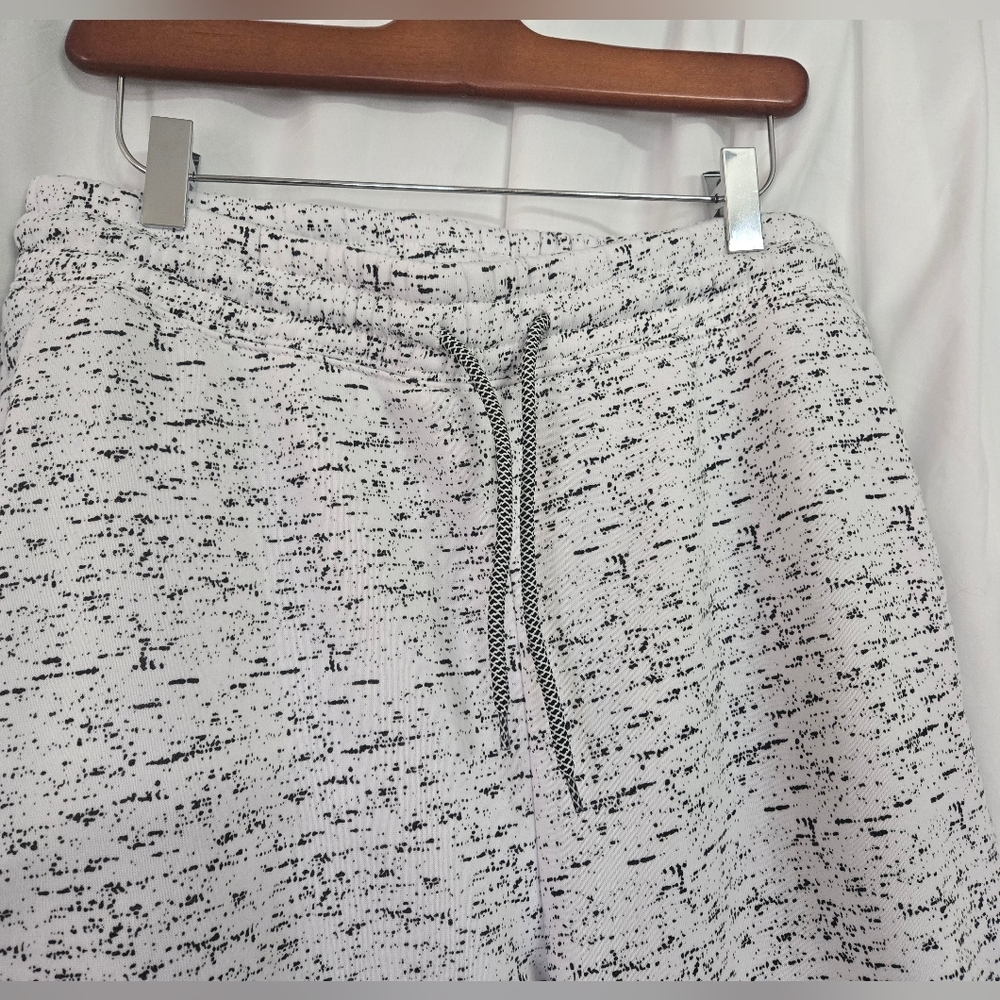 Public Supply Co. Men's Speckled Jogger Pants in White/Black Size L - Picture 2 of 8